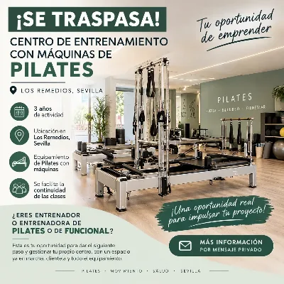 centro de entrenamiento con máquinas de pilates