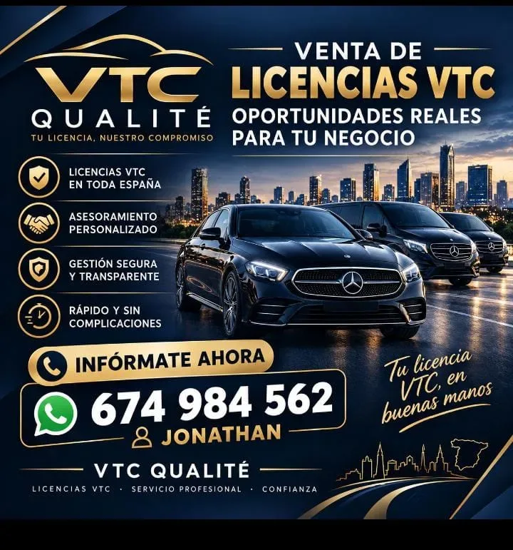 Licencias VTC España | Cobertura nacional | Negocio escalable — photo 1