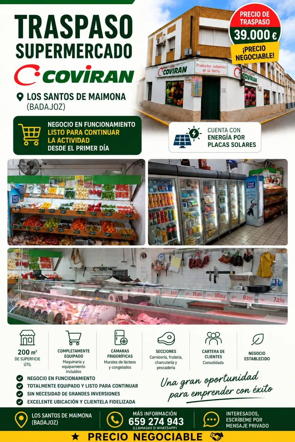 Supermercado Badajoz | 315.000 € facturación | Clientela fidelizada — photo 1