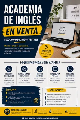 Academia de inglés con 9 años de trayectoria
