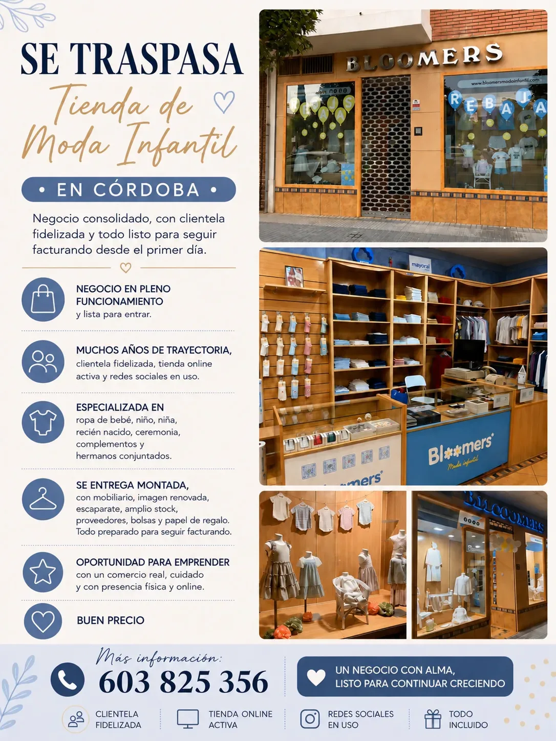Moda infantil Córdoba | 110.000€ facturación | 25 años trayectoria — photo 1