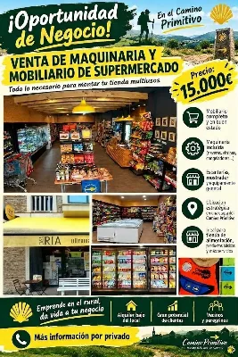 Tienda en Baleira | En Camino Primitivo | Paso de peregrinos