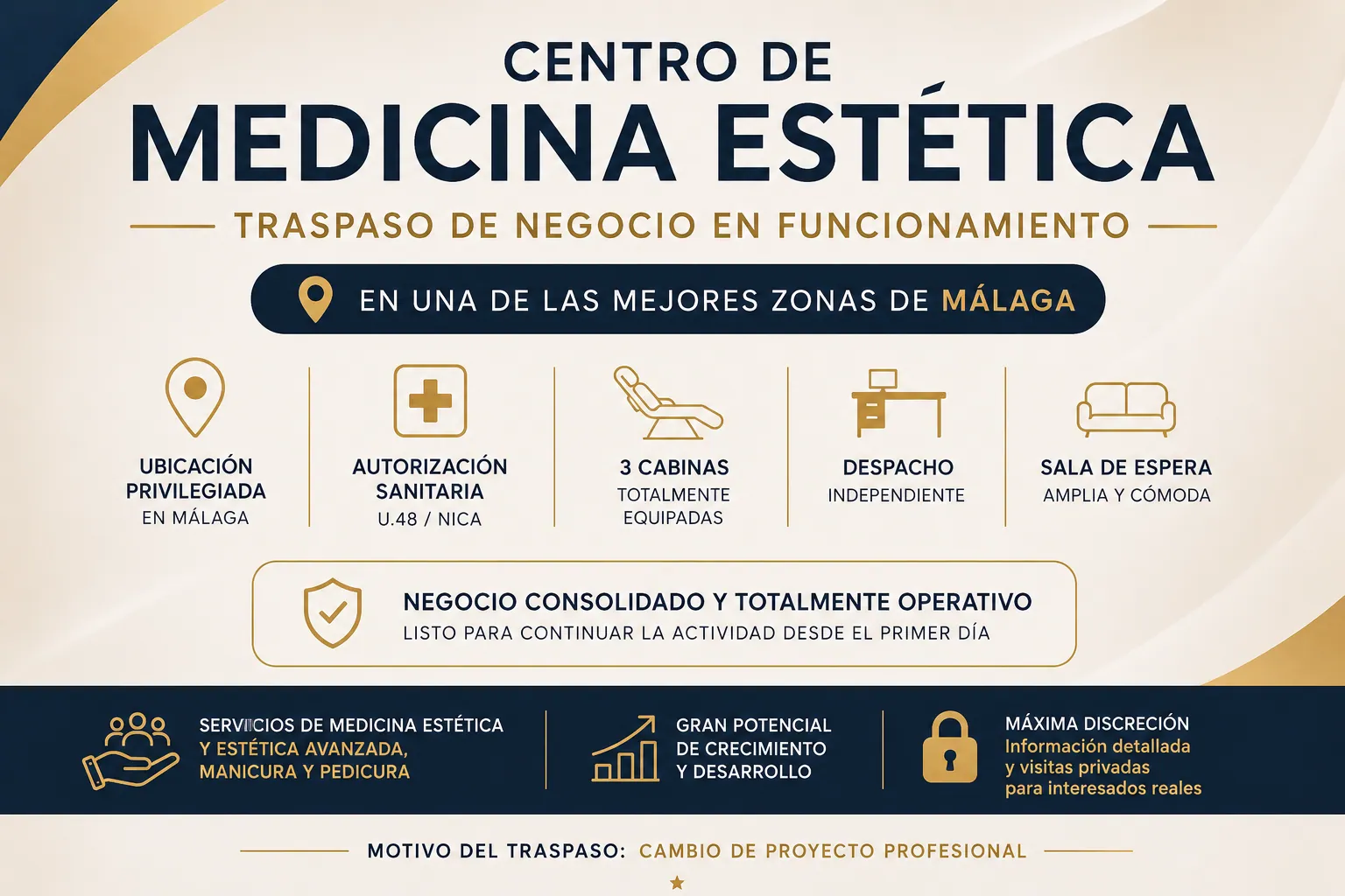 Centro estética con autorización sanitaria U.48