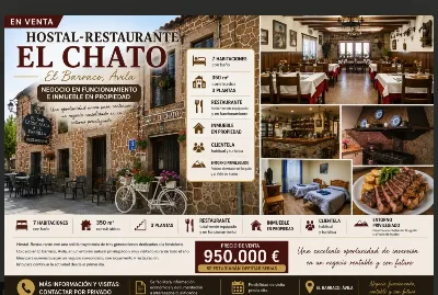 Hostal Restaurante El Barraco | Inmueble propio | En funcionamiento